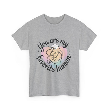 You Are My Favorite Human T-Shirt, Cute Mother and Child Shirt, Gift for Mom or Baby Shower, Mother's Day Gift