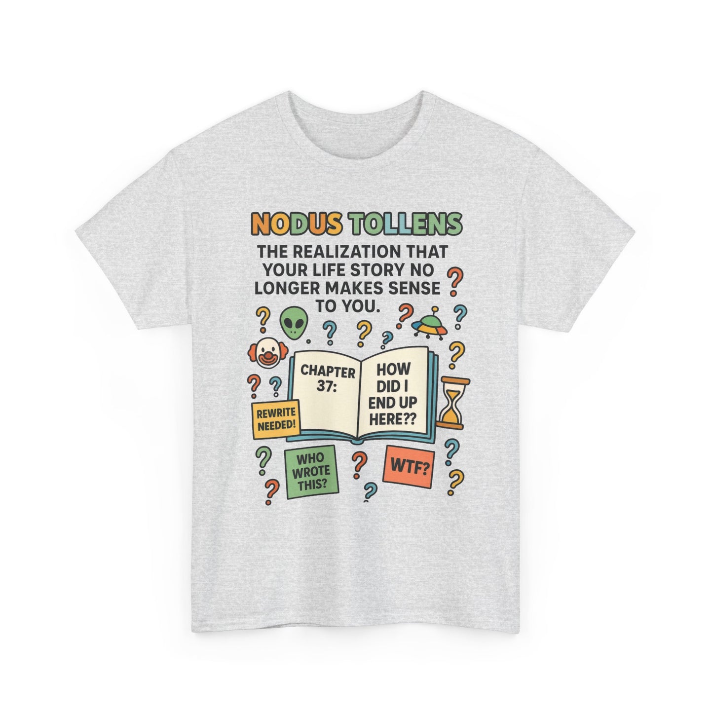 Nodus Tollens Women's Tee, Latin Words, Moods & Modes, Self-Awareness, Personal Development, Funny Existential Graphic Tee, Book Lover Gift