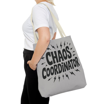 Chaos Coordinator Tote Bag, Fun Carryall for Busy Moms, Students, or Event Planners, Perfect Gift, Beach Weekender Bag,  Large Tote Bag