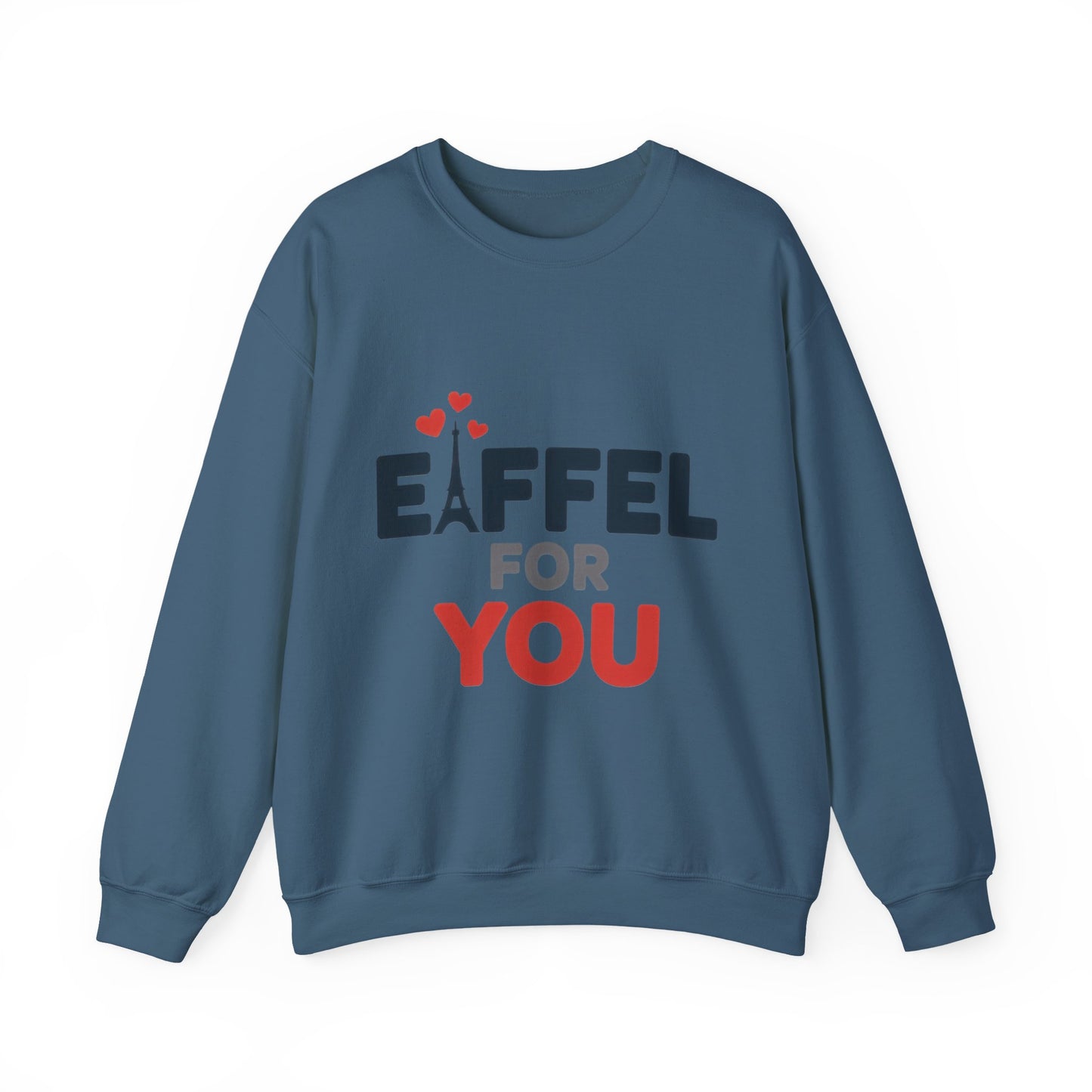 Womens Heavy Blend™ Crewneck Sweatshirt, Eiffel For You Romantic Paris Womens Sweatshirt