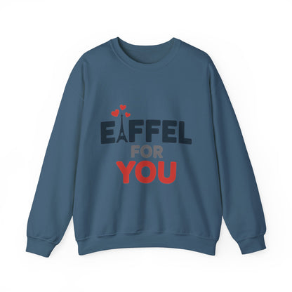 Womens Heavy Blend™ Crewneck Sweatshirt, Eiffel For You Romantic Paris Womens Sweatshirt