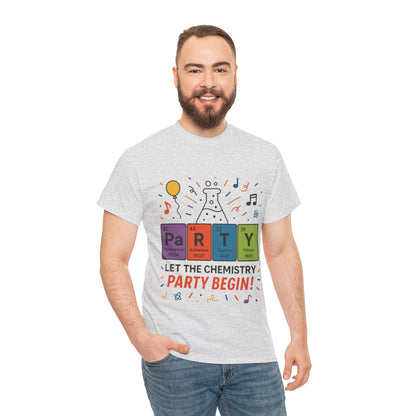 Funny Chemistry Party T-Shirt, Periodic Table PaRTY Tee, Unisex Science Humor Shirt, Gift for Chemistry Teacher,Science Tee, Nerdy Pun Shirt