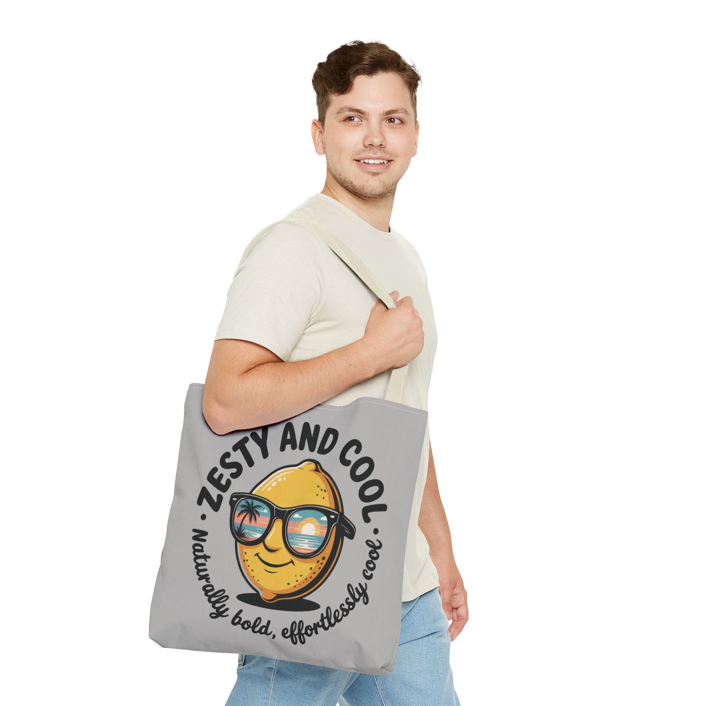 Zesty Lemon Tote Bag - Fun & Bold Carry-All for Everyday Use, Summer, Beach Days, Gifts, Eco-Friendly Shopping, Large Tote Bag