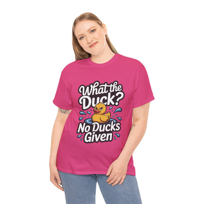 What The Duck Funny Womens Shirt, No Ducks Given T-Shirt, Cute Sarcastic Duck Tee, Sassy Rubber Duck Graphic Shirt, Humor Gift For Her