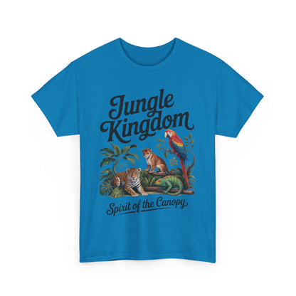 Mens Jungle Kingdom Tee - Nature Lover T-Shirt, Animal Graphic Tee, Eco-Friendly Gift, Summer Fashion, Adventure Outfit