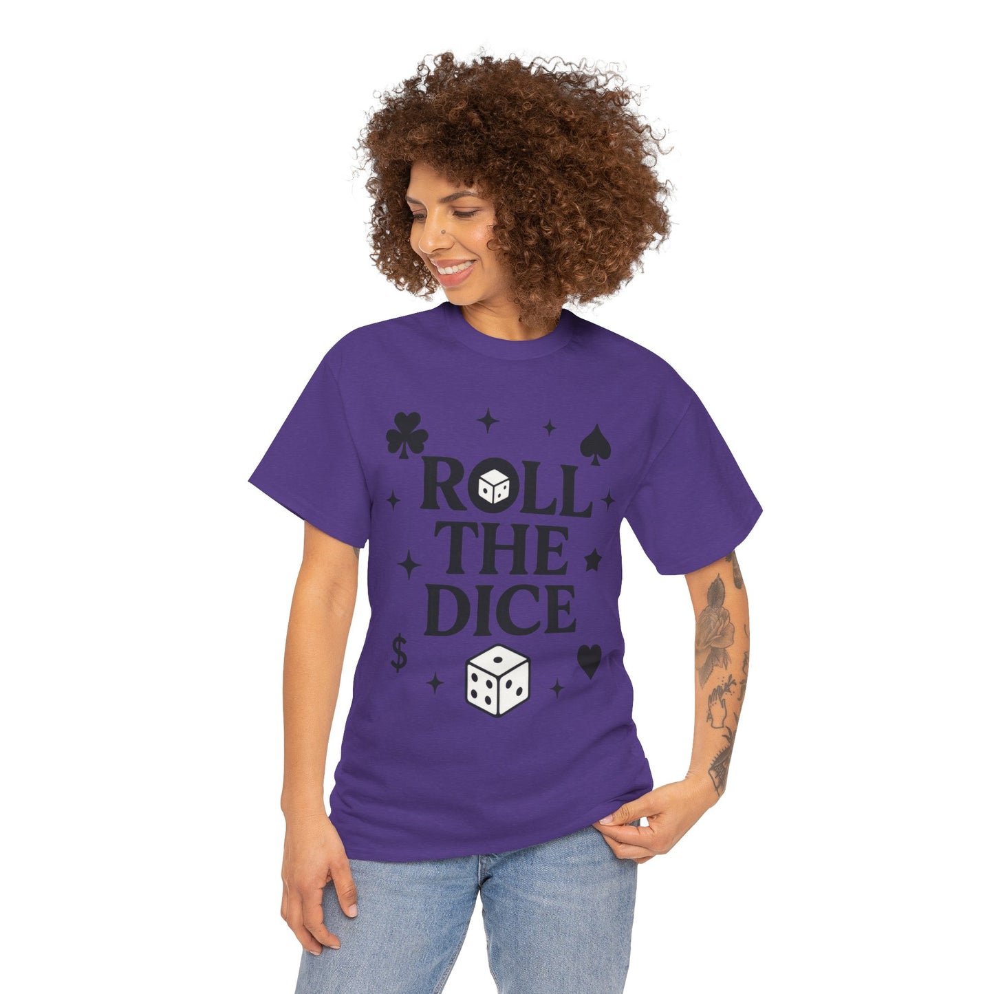 Fun Dice & Card Games Unisex Tee, Perfect for Game Nights, Gifts for Gamers, Poker Events, Gambling Shirt, Casino Wear, Poker T-Shirt