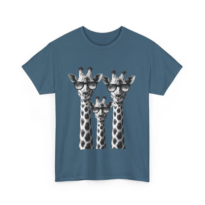 Cool Giraffes Unisex Tee, Fun Gift for Animal Lovers, Nature Enthusiasts, Safari Wildlife Lover Shirt