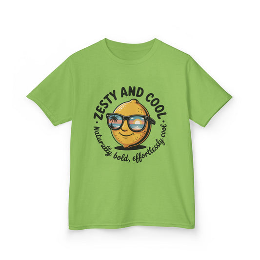Zesty and Cool Kids Tee, Fun Summer Shirt, Birthday Gift for Kids, Playful Graphic Tee, Cool Kids Apparel, Fruit Tee for Boys and Girls
