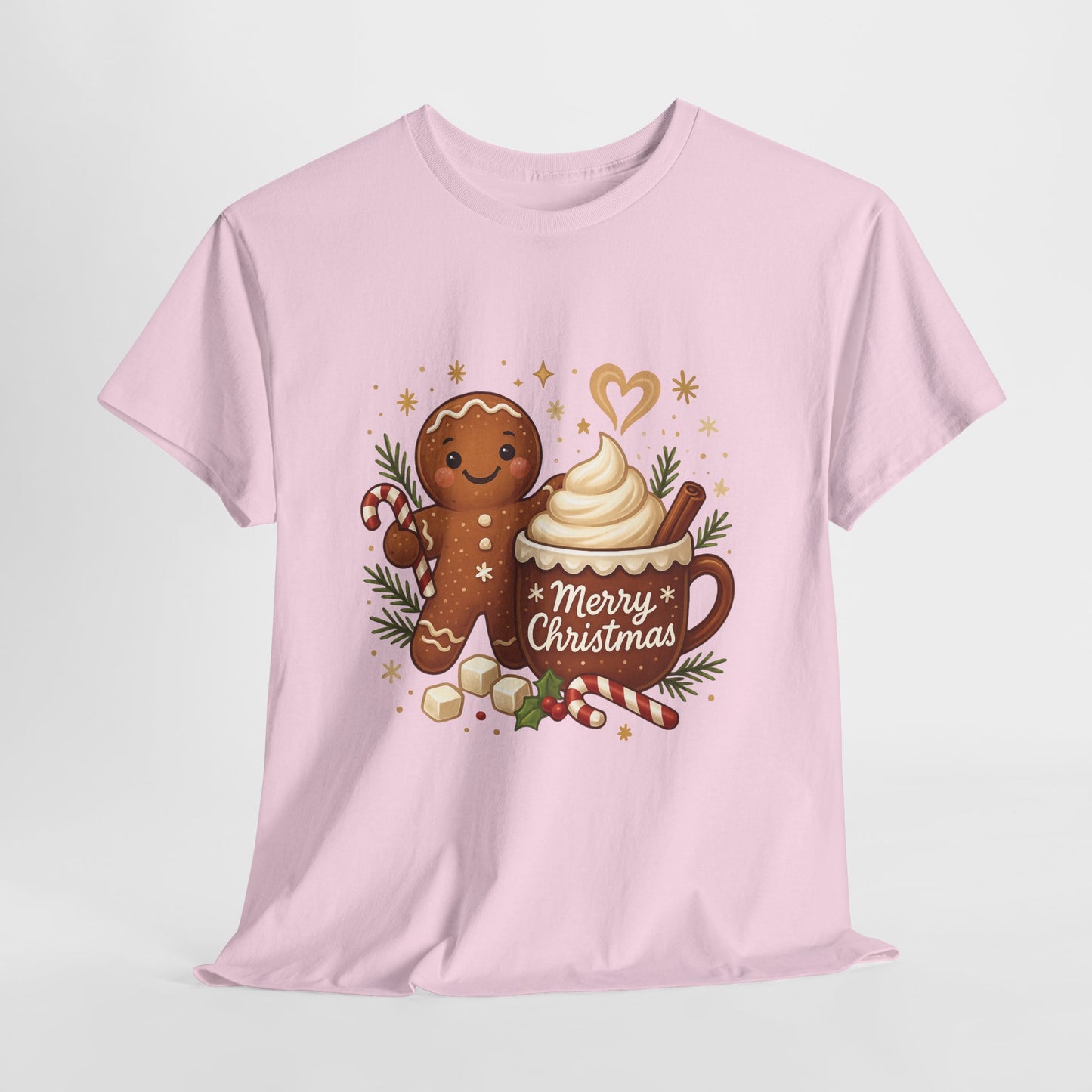 Gingerbread - Hot Cocoa Women's Christmas T-Shirt, Cozy Holiday Tee
