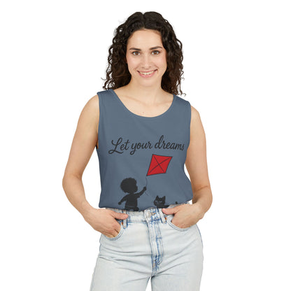 Dream-Catching Tank Top - Lightweight, Womens, Inspirational Graphic Tee, Summer Wear, Perfect Gift for Kids & Families