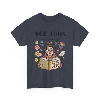 Nodus Tollens Tee, Women's Heavy Cotton Shirt, Latin Words, Moods & Modes, Self-Awareness, Personal Development