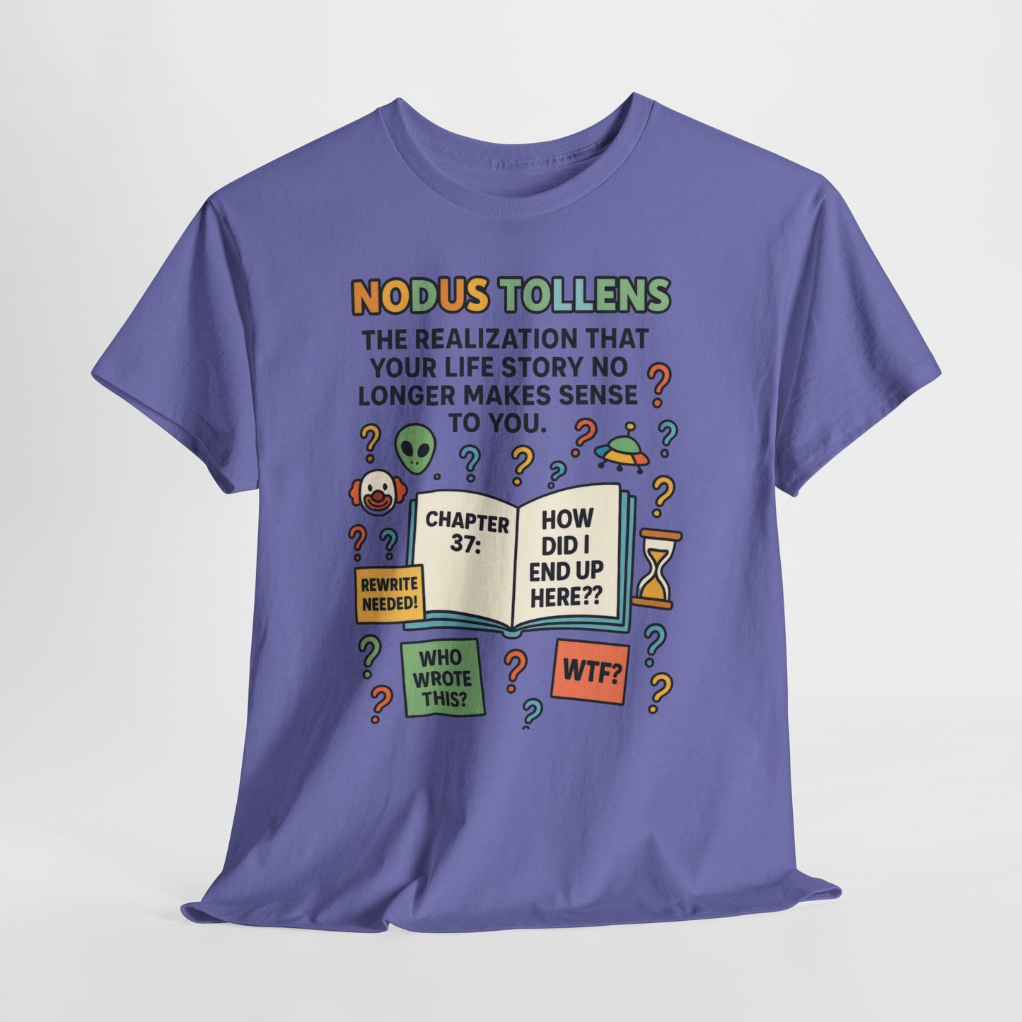 Nodus Tollens Women's Tee, Latin Words, Moods & Modes, Self-Awareness, Personal Development, Funny Existential Graphic Tee, Book Lover Gift