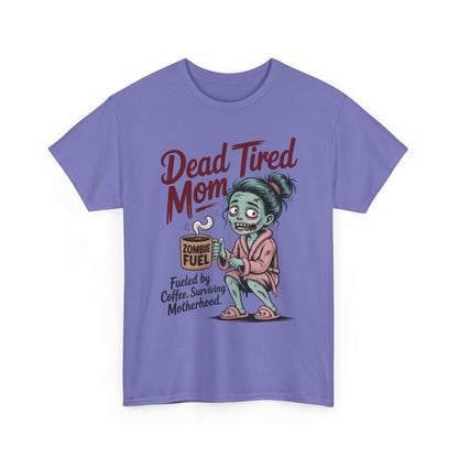 Dead Tired Mom Shirt, Funny Zombie Coffee Women's Tee, Motherhood Survival Tee, Tired Mom Gift, Zombie Mom Shirt