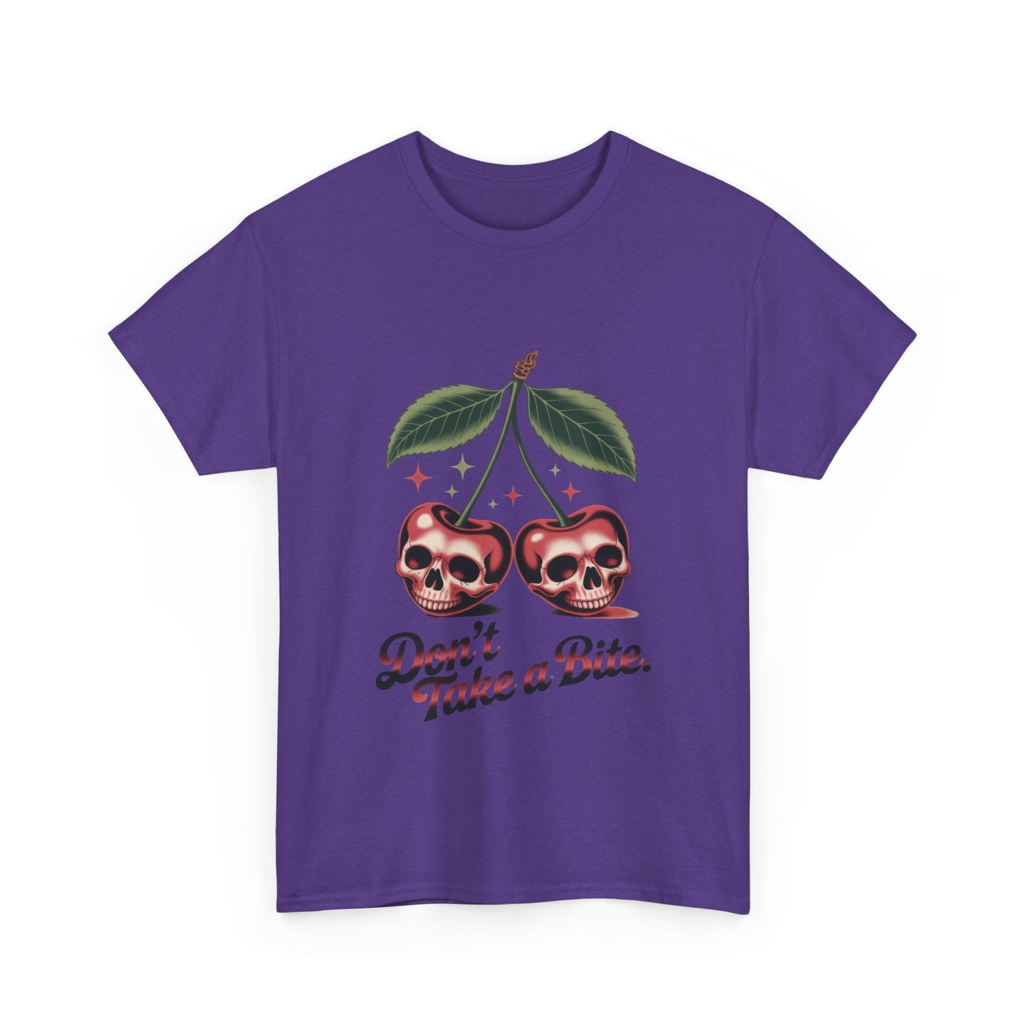 Skull Cherry Womens Graphic Tee, Edgy Tee, Unique Gift, Halloween Apparel, Cute Gothic Fruit Graphic Tee for Women, Funny Dark Style Shirt