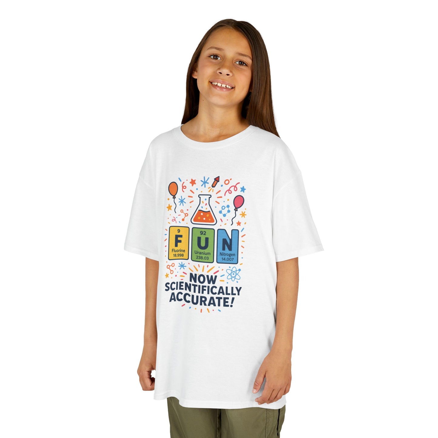 Fun Science Unisex Heavy Cotton Tee, Perfect for STEM Lovers, Gift for Science Teachers, Educational Shirt, Periodic Table Tee,Nerdy Shirt