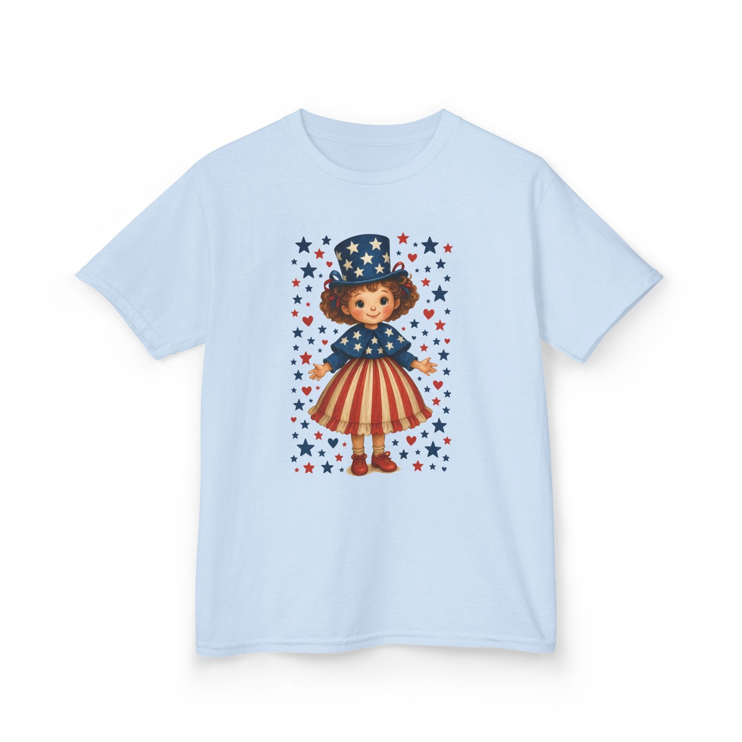 Patriotic Kids Tee, Independence Day, 4th of July, Memorial Day, Kids Party, Casual Wear