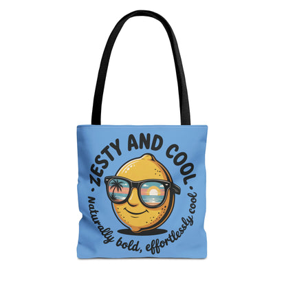 Zesty Lemon Tote Bag - Fun & Bold Carry-All for Everyday Use, Summer, Beach Days, Gifts, Eco-Friendly Shopping, Large Tote Bag