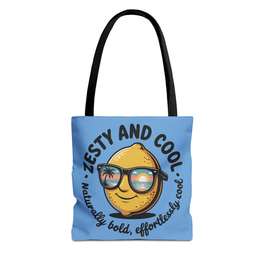 Zesty Lemon Tote Bag - Fun & Bold Carry-All for Everyday Use, Summer, Beach Days, Gifts, Eco-Friendly Shopping, Large Tote Bag