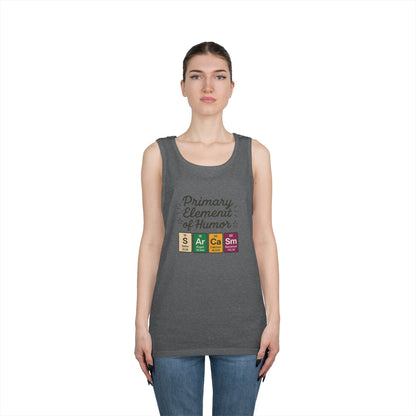 Sarcasm Tank Top for Men, Funny Chemistry Shirt, Science Humor Sleeveless Tee, Nerdy Summer Gym Shirt for Him, Chemistry Elements