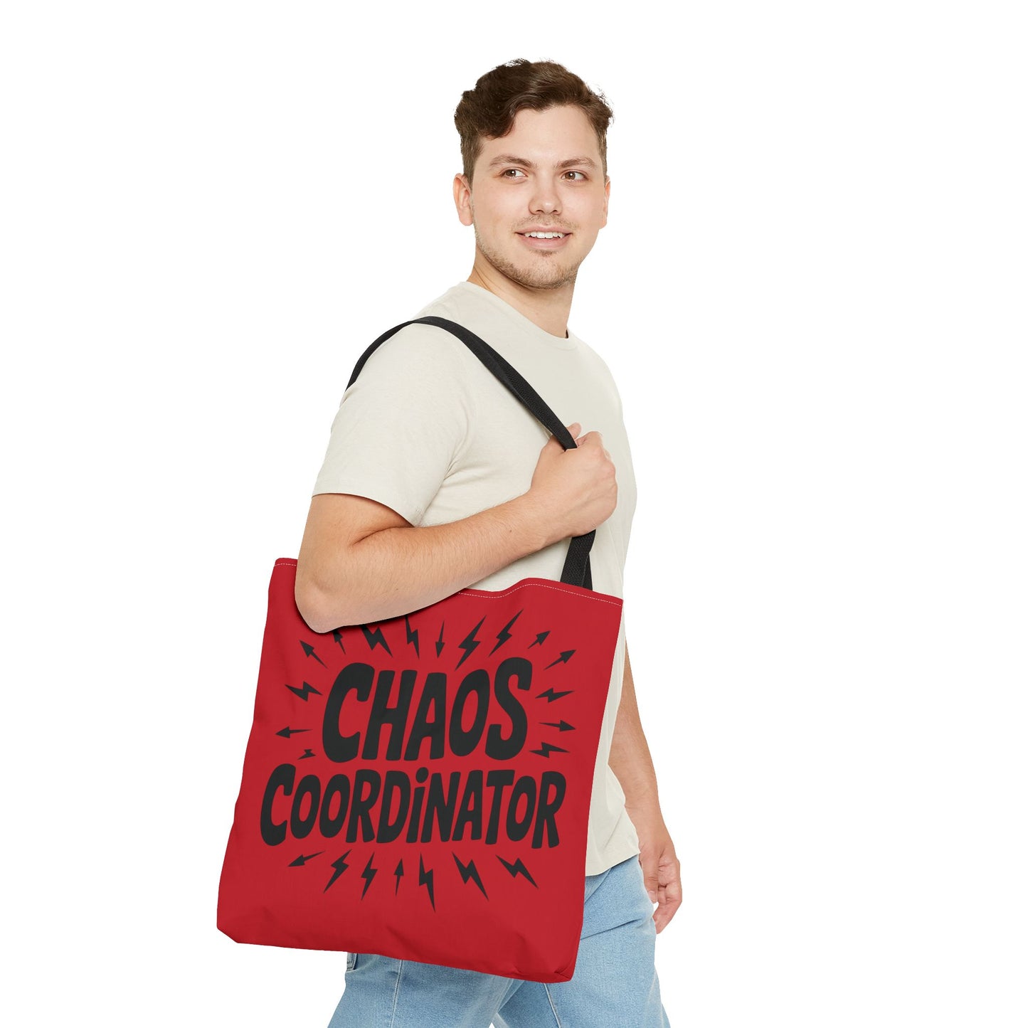 Chaos Coordinator Tote Bag, Fun Carryall for Busy Moms, Students, or Event Planners, Perfect Gift, Beach Weekender Bag,  Large Tote Bag