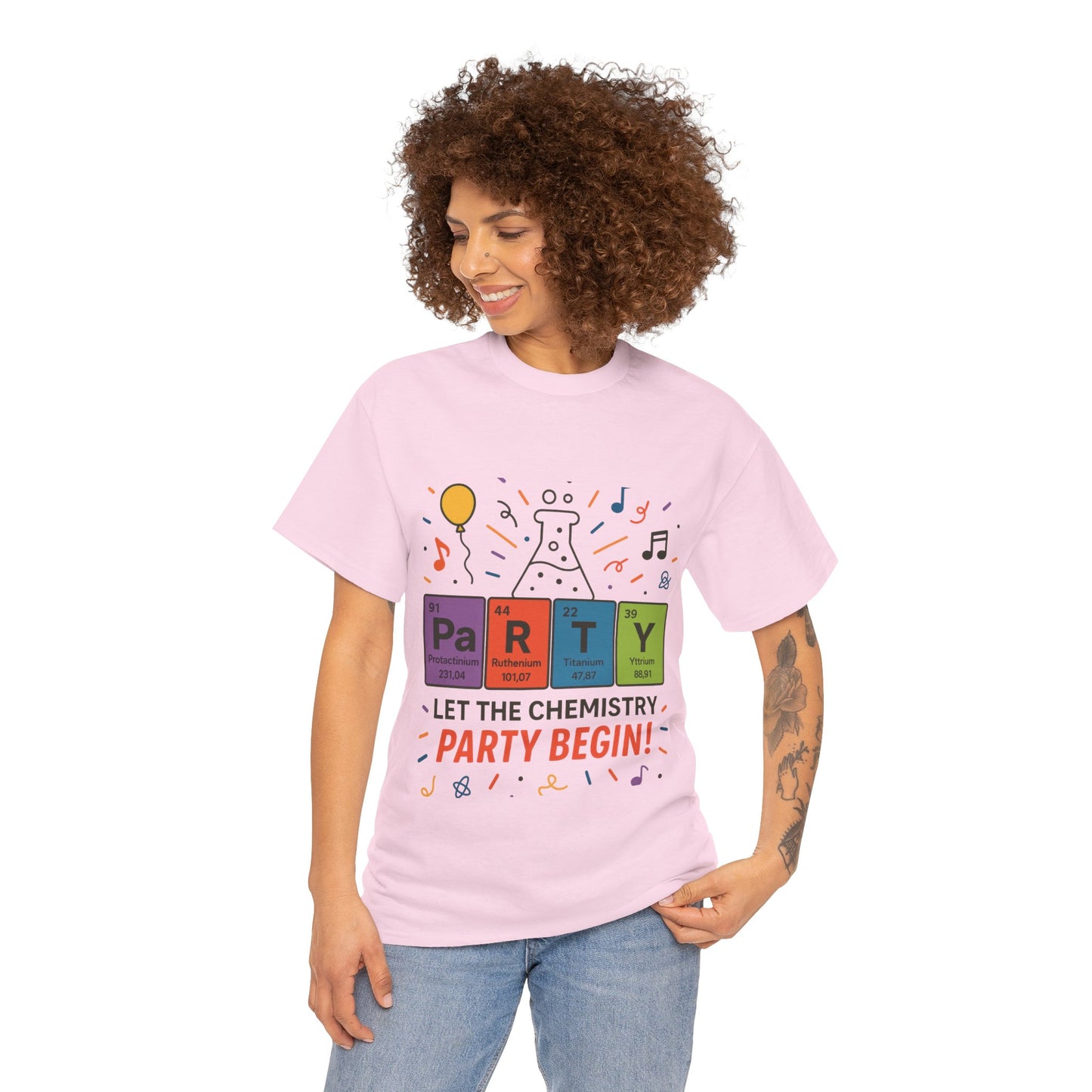 Funny Chemistry Party T-Shirt, Periodic Table PaRTY Tee, Unisex Science Humor Shirt, Gift for Chemistry Teacher,Science Tee, Nerdy Pun Shirt