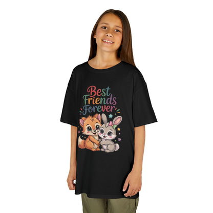 Kids Animal Friends Tee - Best Friends Forever Shirt, Gift for Kids, Toddler T-Shirt, Cute Animal Design, Birthday Gift, Summer Wear