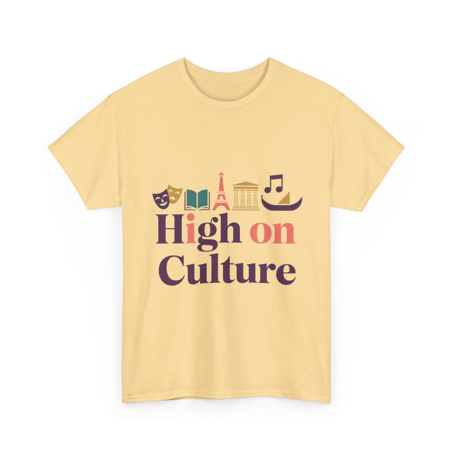 High on Culture Womens T-Shirt, Feminine Artistic Graphic Tee, Art Fashion