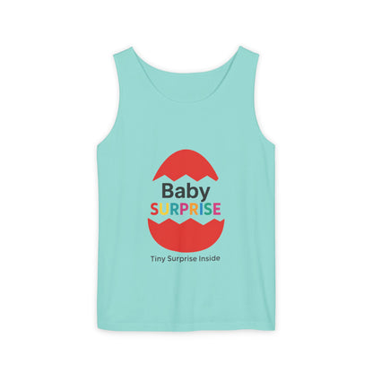 Baby Surprise Maternity Tank Top, Pregnancy Announcement Tank, Mom To Be Gift, Expecting Baby Reveal Top, Baby Shower Gift,Gender Reveal Tee