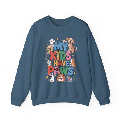 My Kids Have Paws Sweatshirt, Pet Lover Gift, Cute Animal Shirt, Cute Pet Mom Tee, Animal Parent T-Shirt, Gift for Animal Lovers