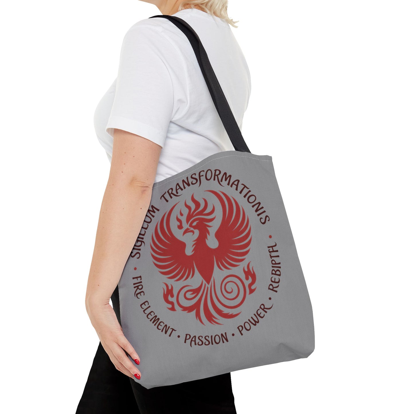 Phoenix Transformation Tote Bag, Canvas Shopper, Boho Beach Bag, Festival Accessory, Eco-Friendly Gift, Large Canvas Bag, Weekender Bag