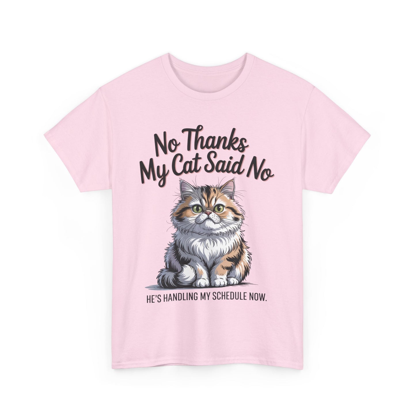 Funny Cat Quote Tee, Womens Heavy Cotton T-Shirt, Pet Lover Gift, Cute Cat Apparel, Cat Mom Tee, Quirky Animal Shirt, Humor