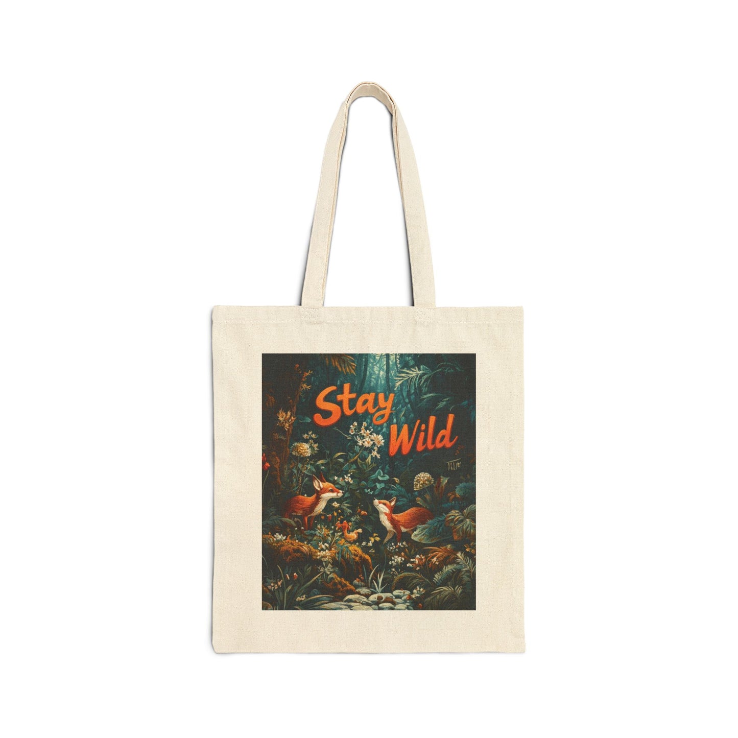 Stay Wild Tote Bag, Eco-Friendly Bag, Trendy Shopper, Nature Lover Gift, Summer Tote, Sustainable Fashion