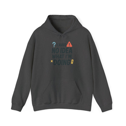 Funny Mens Hoodie, I Have No Idea What Im Doing, Chaos Energy Sweatshirt for Him, Funny Quote Hoodie