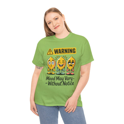 Mood Swing Women's T-shirt, Humorous Mood Warning Tee, Funny Cotton T-Shirt, Unisex Graphic Tee, Casual Wear, Gift for Friends