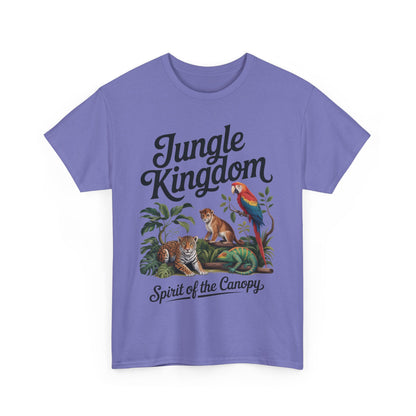 Mens Jungle Kingdom Tee - Nature Lover T-Shirt, Animal Graphic Tee, Eco-Friendly Gift, Summer Fashion, Adventure Outfit