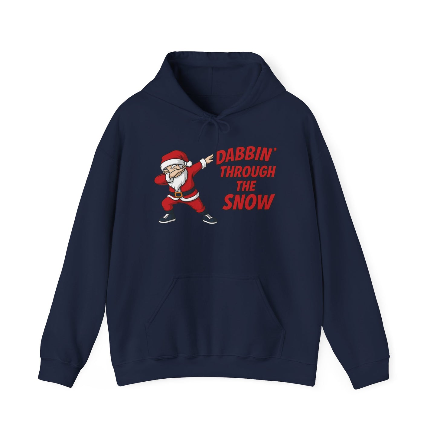 Dabbin Santa Men's Christmas Hoodie, Funny Holiday Sweatshirt