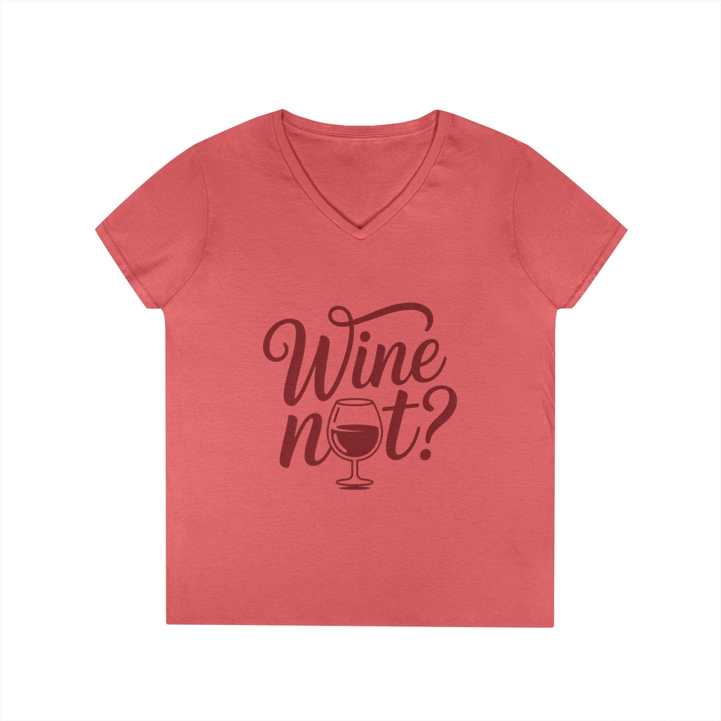 Wine Themed Ladies' V-Neck T-Shirt, Wine Lover Gift, Wine Humor Shirt, Girls Night Party Tee, Wine Pun Graphic Top, Fun Drink Shirt