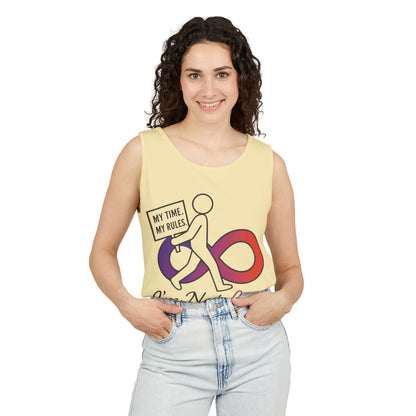 My Time My Rules Womens Tank Top, Funny T-Shirt, Casual Wear, women empowerment tee, confident woman shirt, self love t shirt