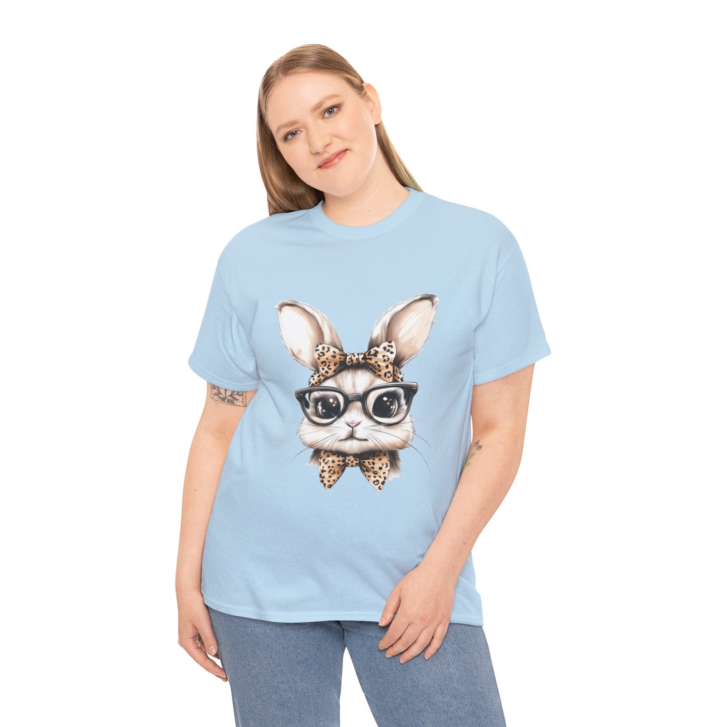 Cool Bunny Sunglasses Tee, Cute Rabbit Shirt, Animal Lover Gift, Spring Fashion, Unisex Graphic T-Shirt