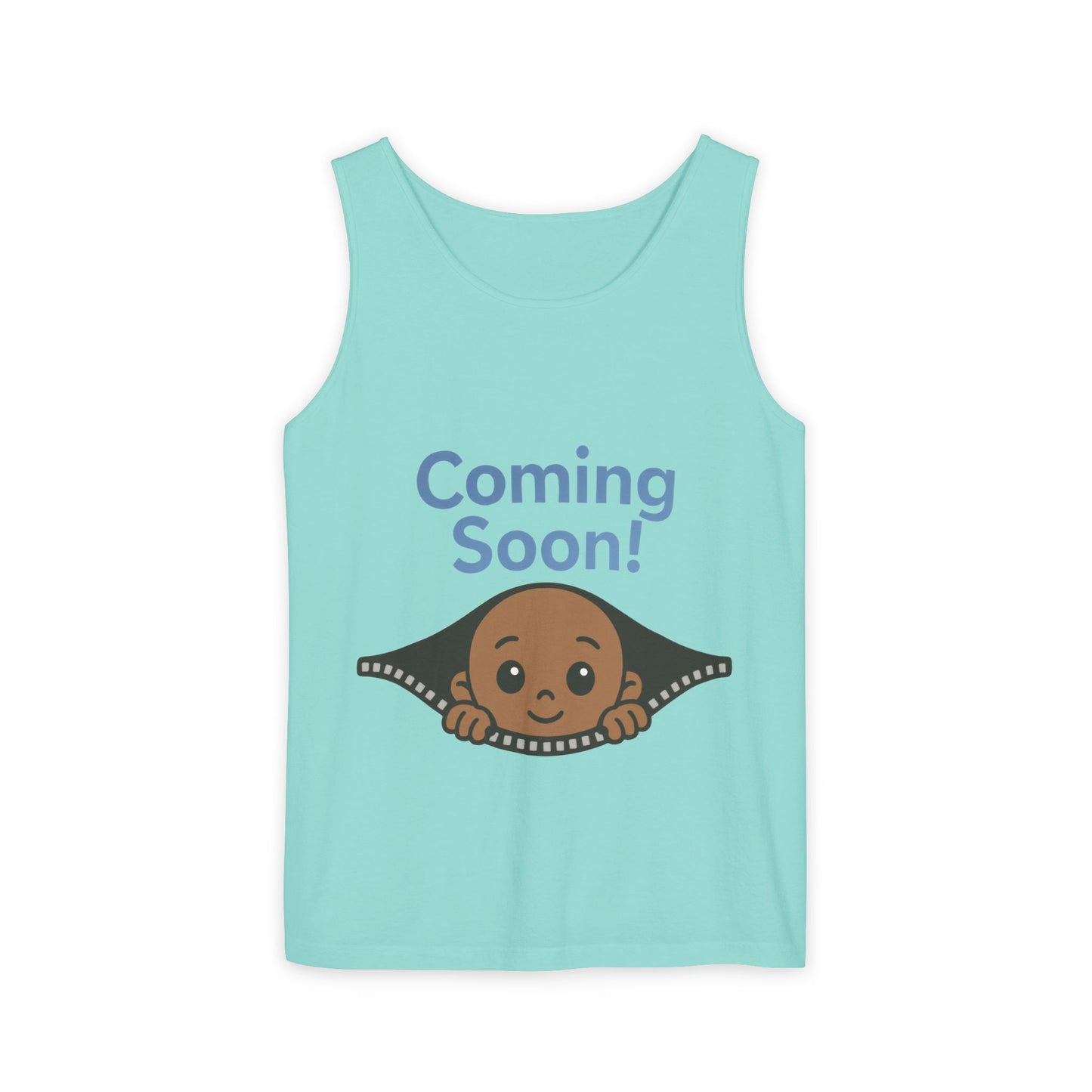 Coming Soon Maternity Tank Top, Cute Baby Boy Pregnancy Announcement Tee, Funny Expecting Mom Gift, Gender Reveal Tee, Baby Shower Top