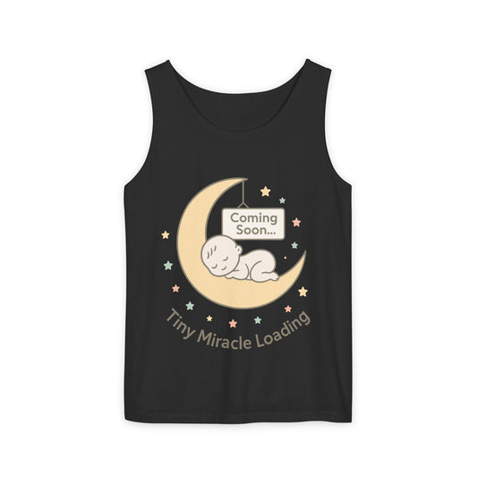 Maternity Tank Top, Coming Soon Pregnancy Announcement Top, Mom To Be Gift, Expecting Baby Reveal Tee, Baby Shower Top, Gender Reveal Top