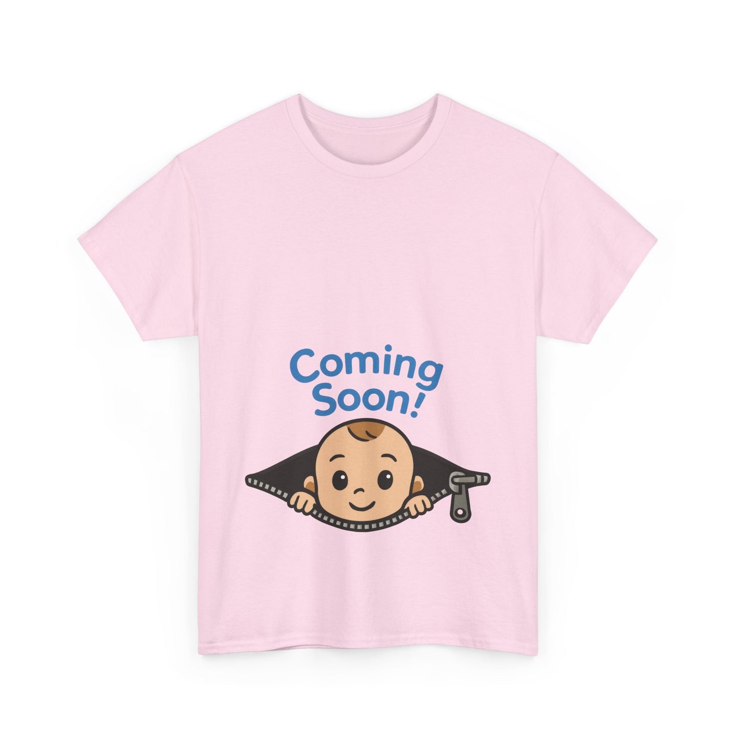 Coming Soon Maternity Tee, Cute Baby Boy Pregnancy Announcement Tee, Funny Expecting Mom Gift, Gender Reveal Tee, Baby Shower Top