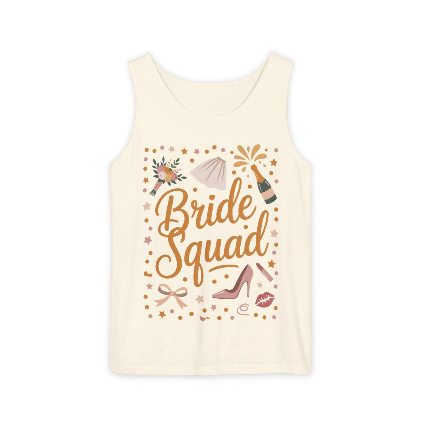 Bride Squad  Tank Top, Bachelorette Party T-Shirt, Bridesmaid Wedding Tee, Hen Party Matching Shirts, Bridal Shower, Gift for Bridesmaids