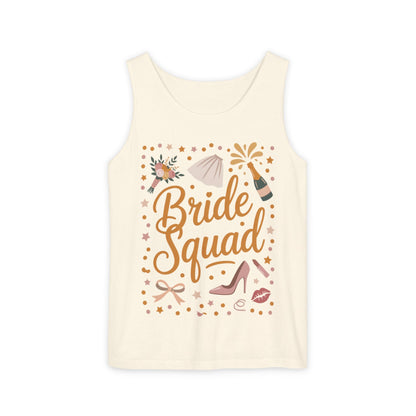 Bride Squad  Tank Top, Bachelorette Party T-Shirt, Bridesmaid Wedding Tee, Hen Party Matching Shirts, Bridal Shower, Gift for Bridesmaids