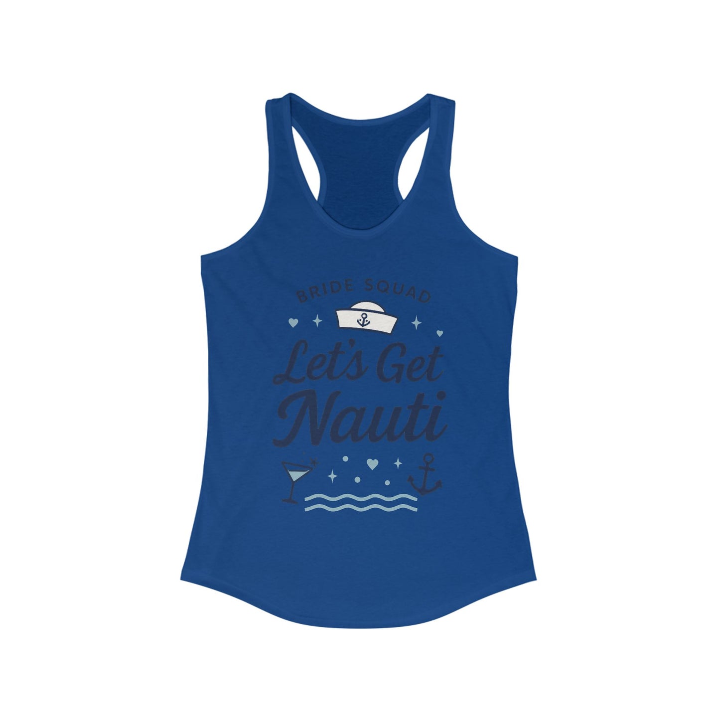 Lets Get Nauti Tank Top, Nautical Bachelorette Party Tee, Bride Squad Gift, Bridesmaid Hen Party Top, Fun Nautical Wedding Shirt