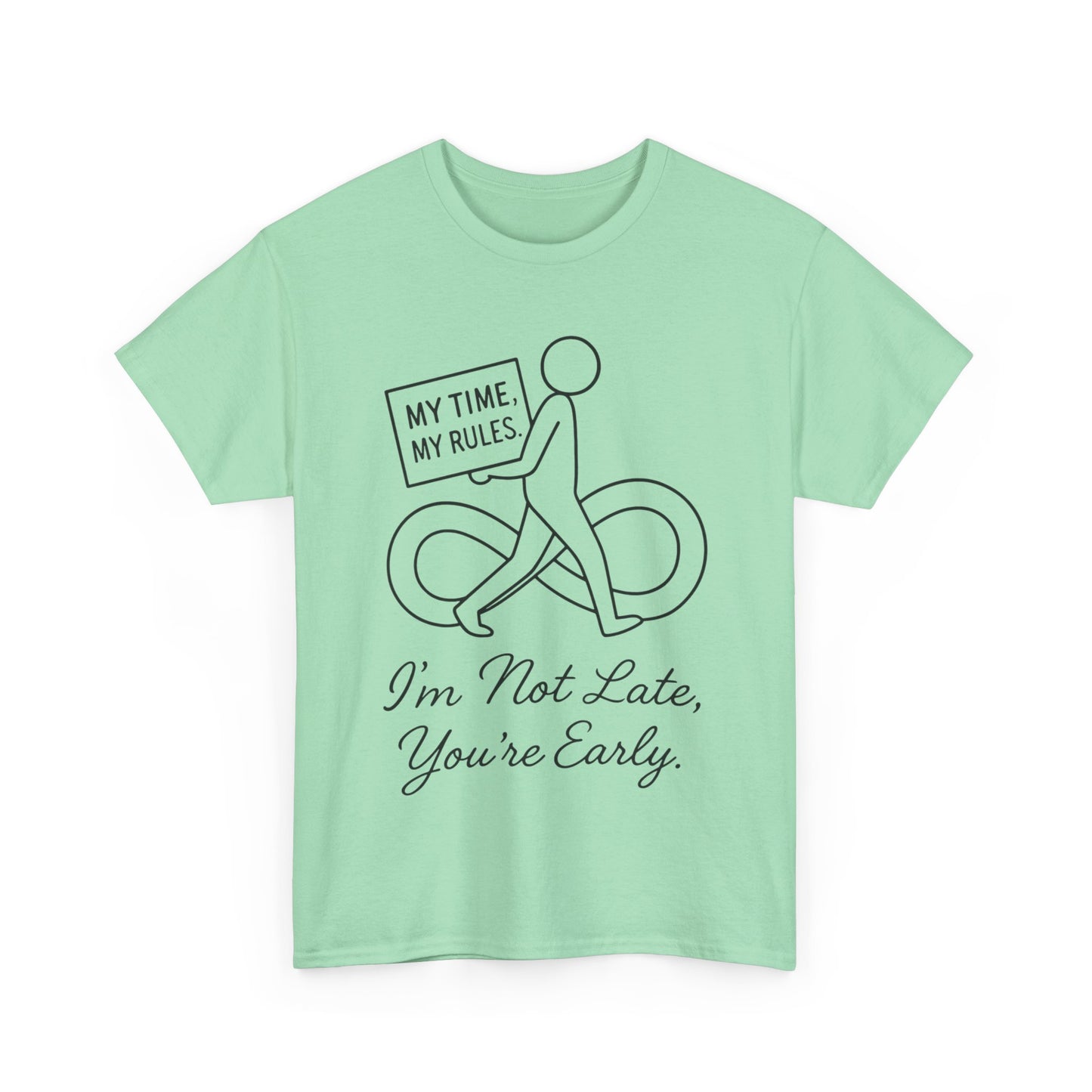 My Time My Rules Women's Heavy Cotton Tee, Funny T-Shirt, Casual Wear, women empowerment tee, confident woman shirt, self love t shirt