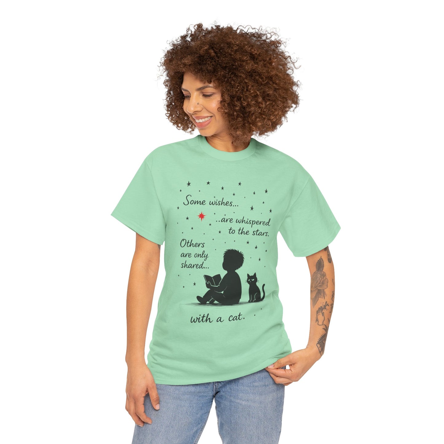Whimsical Cat Lover Womens Tee, Cozy Cotton T-Shirt, Perfect Gift for Cat Lovers, Pet Owner Gift, Birthday or Cat Appreciation Day