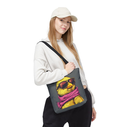 Chic Bird Tote Bag - Trendy Shopping Tote, Eco-friendly Bag, Gift for Animal Lovers, Summer Accessory, Festival Essential, Beach Tote