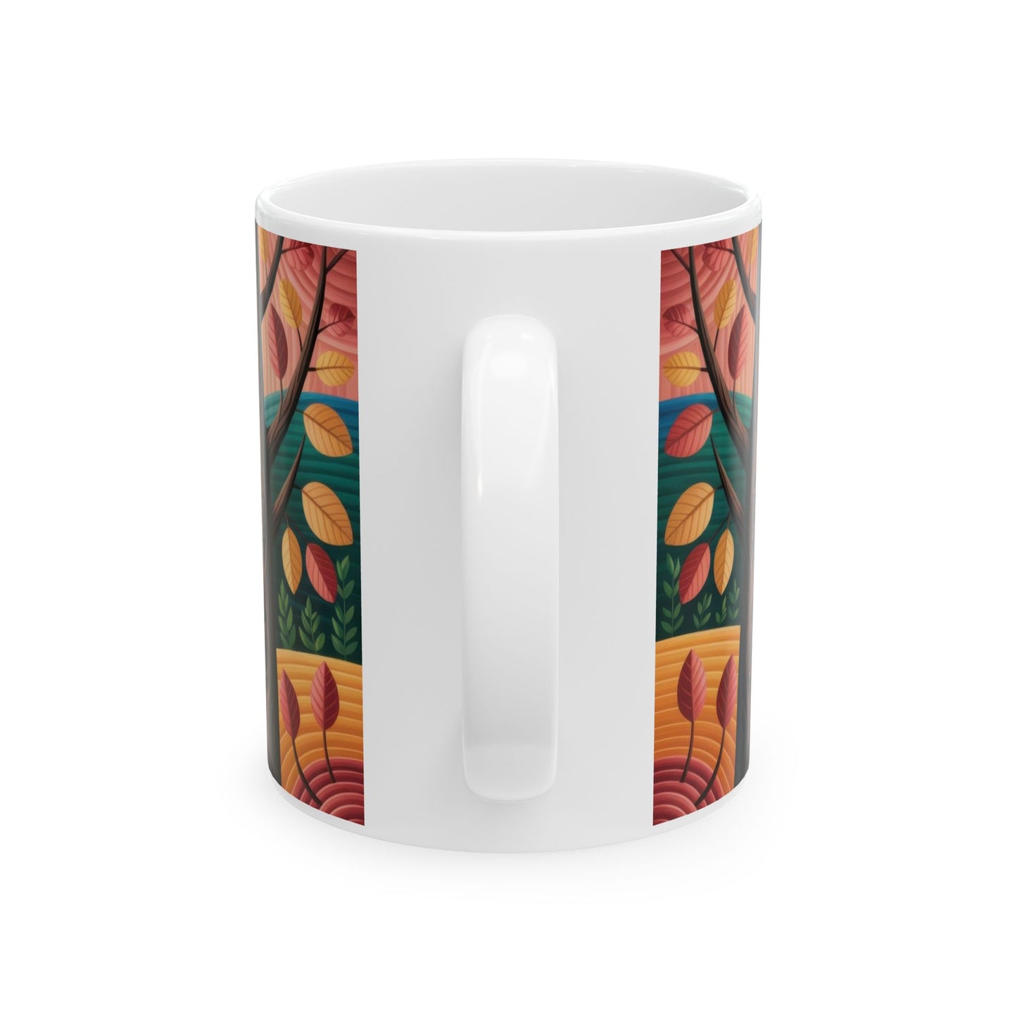 Whimsical Owl Ceramic Mug - Cozy Home Decor, Gift for Nature Lovers, Coffee Mug, Fall Vibes, Owl Enthusiast Gift
