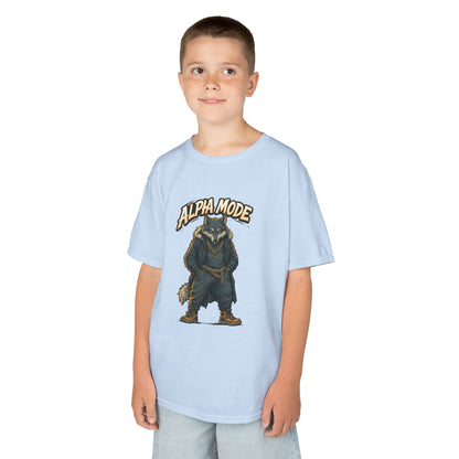 Alpha Mode Teen Wolf Shirt, Cool Youth Graphic Tee, Hip Hop Savage Wolf Tee, Graphic Kids Tee, Alpha Teen Streetwear, Wolf Gift for Teens